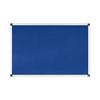 Bi-Office Maya Notice Board Non Magnetic 120 (W) x 120 (H) cm Blue