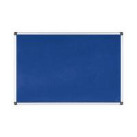 Bi-Office Maya Notice Board Non Magnetic 120 (W) x 120 (H) cm Blue
