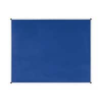 Bi-Office Maya Notice Board Non Magnetic 150 (W) x 120 (H) cm Blue