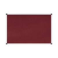 Bi-Office Maya Noticeboard Non Magnetic 90 (W) x 1.2 (D) x 60 (H) cm Burgundy