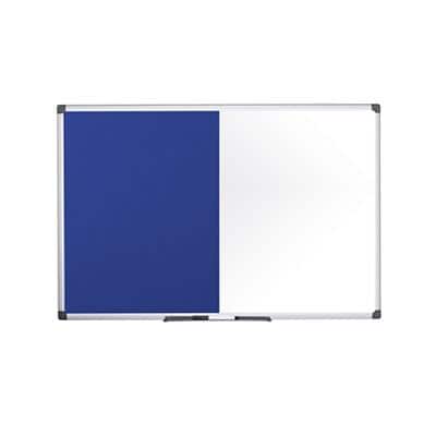 Bi-Office Maya Combi Board Wall Mounted 120 (W) x 90 (H) cm Blue