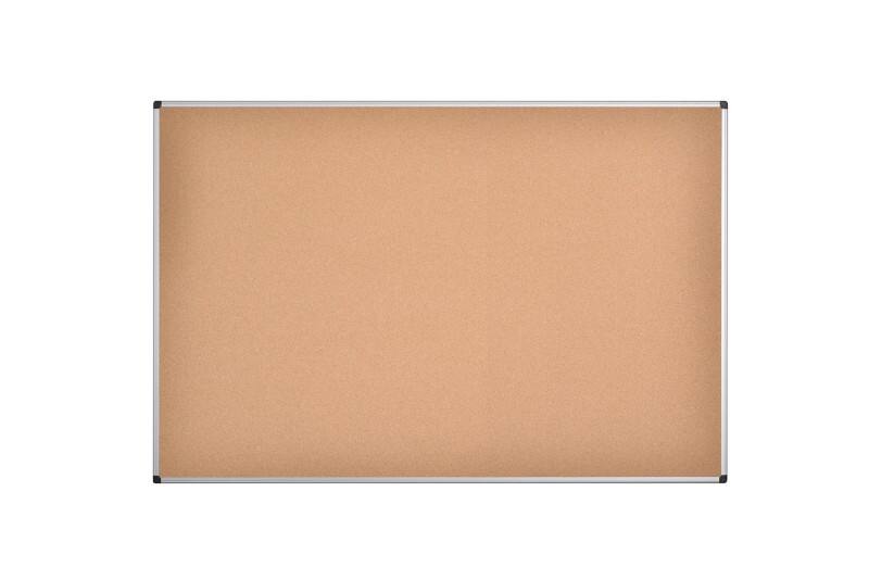 Bi-Office Noticeboard Non Magnetic 180 (W) x 1.2 (D) x 120 (H) cm Brown