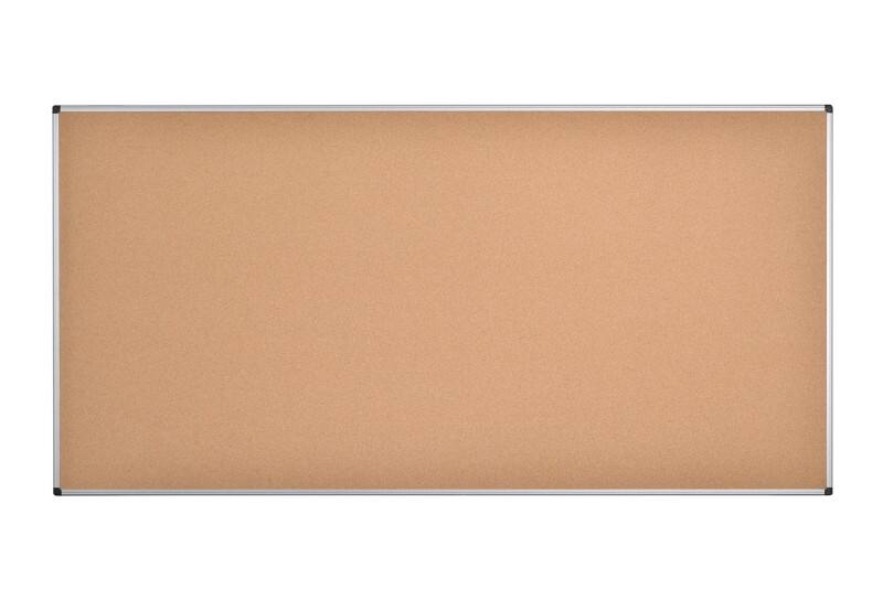 Bi-Office Noticeboard Non Magnetic 240 (W) x 1.2 (D) x 120 (H) cm Brown