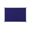 Bi-Office Notice Board Non Magnetic 150 (W) x 120 (H) cm Blue