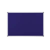 Bi-Office Notice Board Non Magnetic 150 (W) x 120 (H) cm Blue