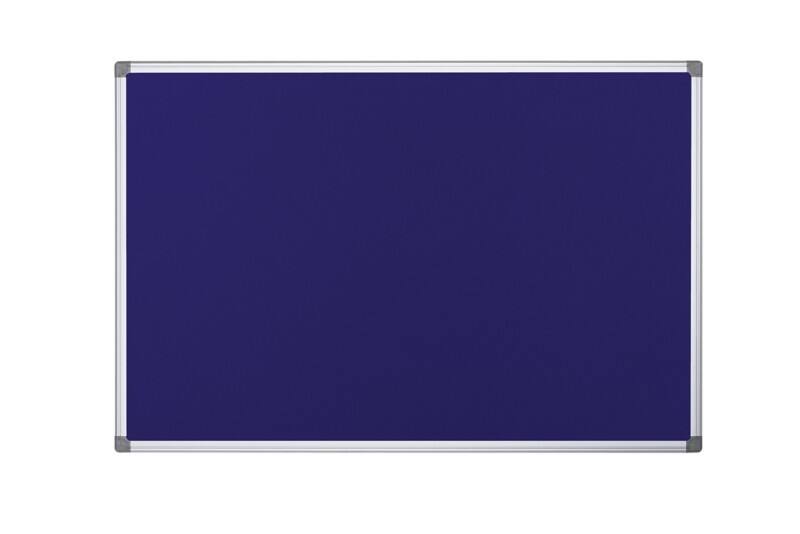 Bi-Office Noticeboard Non Magnetic 240 (W) x 1.2 (D) x 120 (H) cm Blue