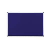 Bi-Office Notice Board Non Magnetic 240 (W) x 120 (H) cm Blue