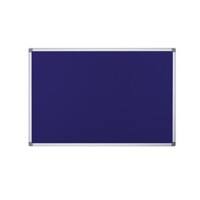 Bi-Office Noticeboard Non Magnetic 90 (W) x 1.2 (D) x 60 (H) cm Blue