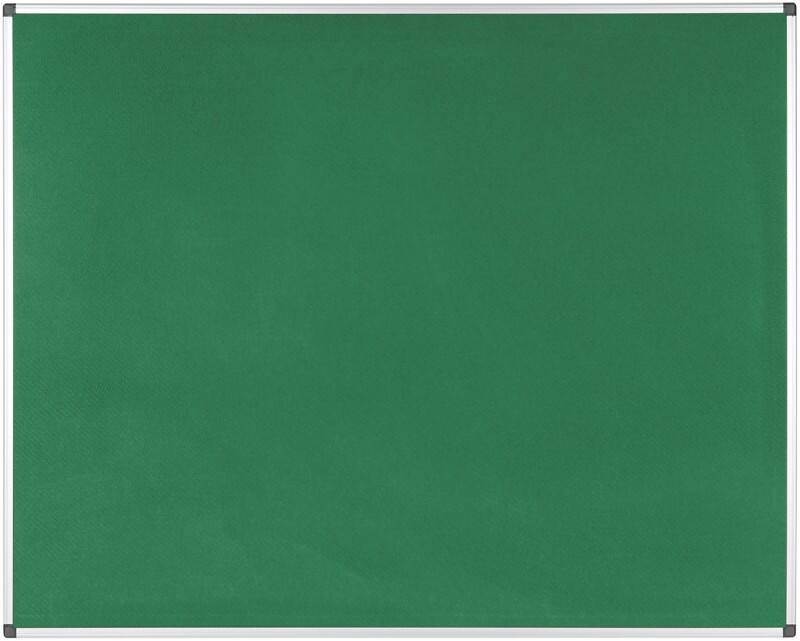 Bi-Office Noticeboard Non Magnetic 150 (W) x 1.2 (D) x 120 (H) cm Green