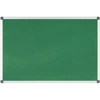 Bi-Office Notice Board Non Magnetic 90 (W) x 60 (H) cm Green