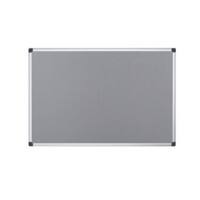 Bi-Office Notice Board Non Magnetic 240 (W) x 120 (H) cm Grey