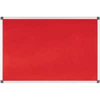 Bi-Office Notice Board Non Magnetic 90 (W) x 60 (H) cm Red