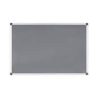 Bi-Office Maya Noticeboard Non Magnetic 120 (W) x 1.2 (D) x 120 (H) cm Grey