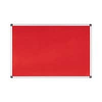 Bi-Office Maya Notice Board Non Magnetic 120 (W) x 120 (H) cm Red