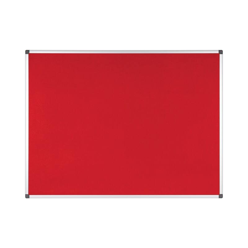 Bi-Office Maya Noticeboard Non Magnetic 120 (W) x 1.2 (D) x 90 (H) cm Red