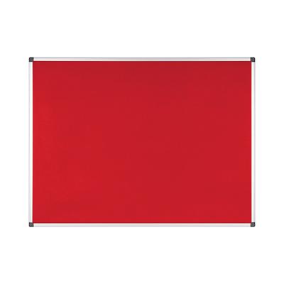 Bi-Office Maya Notice Board Non Magnetic 120 (W) x 90 (H) cm Red