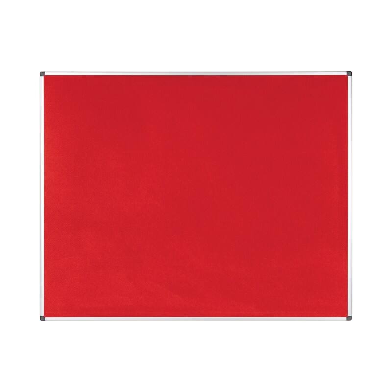 Bi-Office Maya Noticeboard Non Magnetic 150 (W) x 1.2 (D) x 120 (H) cm Red