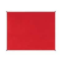 Bi-Office Maya Notice Board Non Magnetic 150 (W) x 120 (H) cm Red