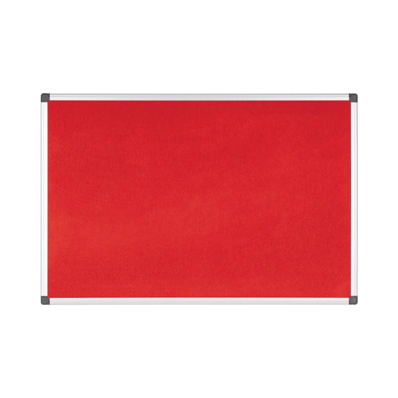 Bi-Office Maya Noticeboard Non Magnetic 180 (W) x 1.2 (D) x 120 (H) cm Red