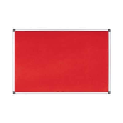 Bi-Office Maya Notice Board Non Magnetic 180 (W) x 120 (H) cm Red