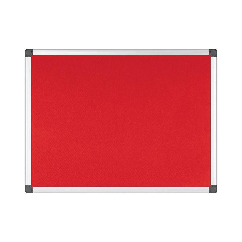 Bi-Office Maya Noticeboard Non Magnetic 60 (W) x 1.2 (D) x 45 (H) cm Red