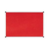 Bi-Office Maya Notice Board Non Magnetic 90 (W) x 60 (H) cm Red