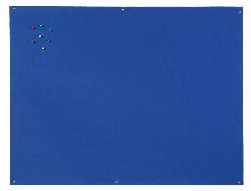 Bi-Office Felt Noticeboard Non Magnetic 180 (W) x 1 (D) x 120 (H) cm Blue