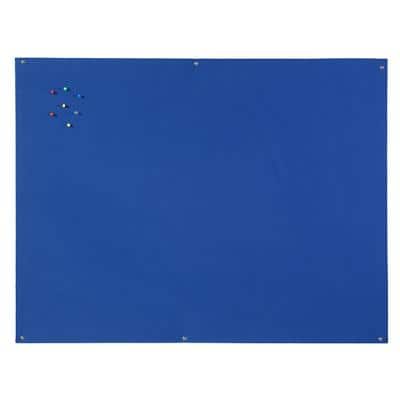 Bi-Office Unframed Blue Felt Noticeboard 1800 x 1200mm
