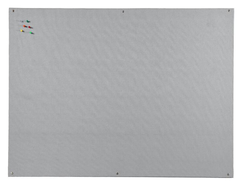 Bi-Office Noticeboard Non Magnetic Wall Mounted 180 (W) x 1 (D) x 120 (H) cm Grey