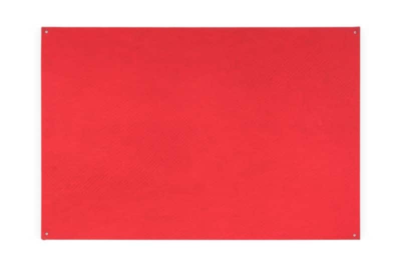 Bi-Office Noticeboard Non Magnetic 87.5 (W) x 1 (D) x 57.5 (H) cm Red