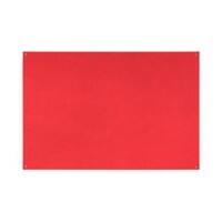 Bi-Office Noticeboard Non Magnetic 87.5 (W) x 1 (D) x 57.5 (H) cm Red