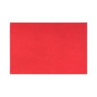 Bi-Office Notice Board Non Magnetic 87.5 (W) x 57.5 (H) cm Red