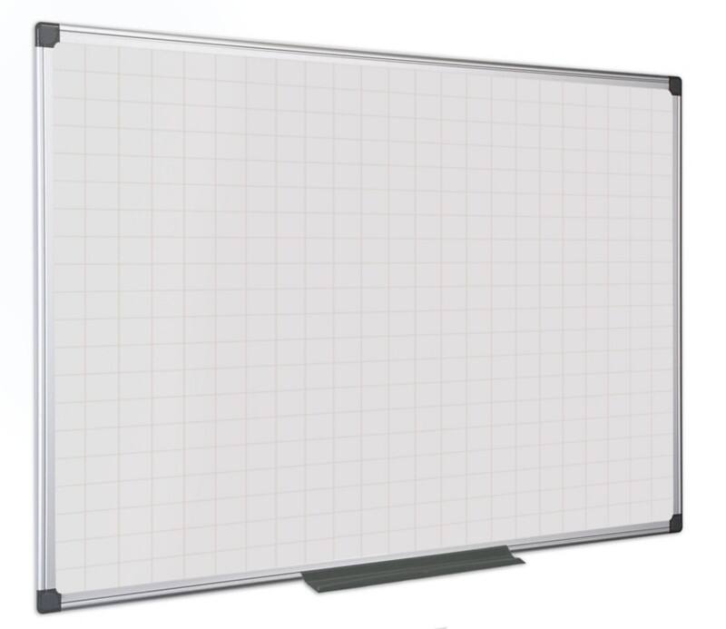 Bi-Office Maya Whiteboard Magnetic Lacquered Steel 120 (W) x 120 (H) cm