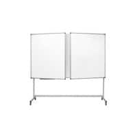 Bi-Office Trio Folding Whiteboard Magnetic Lacquered Steel 200 (W) x 100 (H) cm