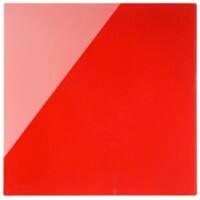 Bi-Office Glassboard Magnetic 48 (W) x 48 (H) cm Red