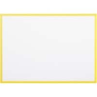 Bi-Office Yellow Document Holder with 3 Magnetic Sides A3