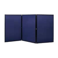 Bi-Office Exhibition System Floor Standing Display Board 3 Panel DSP330513 600 x 900mm Blue, Grey
