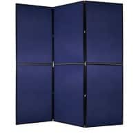 Bi-Office Exhibition System Floor Standing Display Board 6 Panel DSP330516 600 x 900 x 110mm Blue, Grey