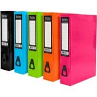 Pukka Brights Box File BR-9450 Paper 25 x 7 x 37 cm Assorted 7.0 cm Pack of 10