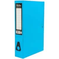 Pukka Brights Box File BR-7777 Paper 24.5 (W) x 7.5 (D) x 47 (H) cm Blue 7.5 cm Pack of 10