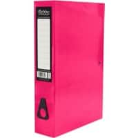 Pukka Brights Box Files Foolscap 75 mm Pink Pack of 10