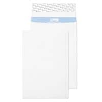 PREMIUM Tear Resistant Gusset Envelopes C4 Peel & Seal 324 x 229 x 25 mm Plain 125 gsm White Pack of 20