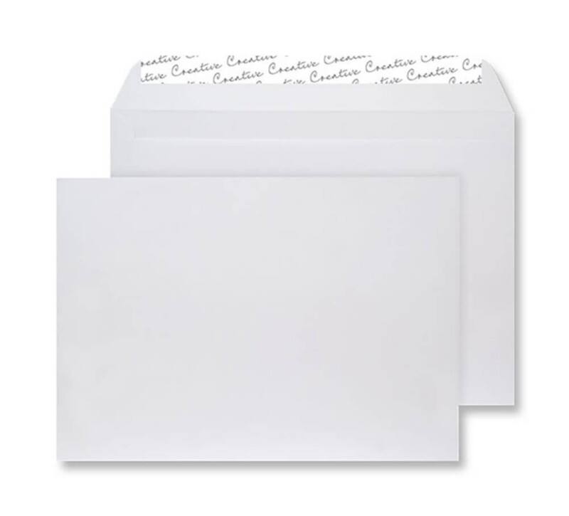 Creative Senses Coloured Envelope C4 324 (W) x 229 (H) mm Adhesive Strip White 140 gsm Pack of 125