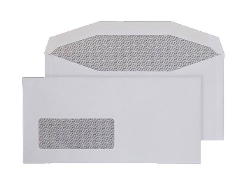 Blake Everyday Mailing Bag Window Non standard 235 (W) x 114 (H) mm White 90 gsm Pack of 1000