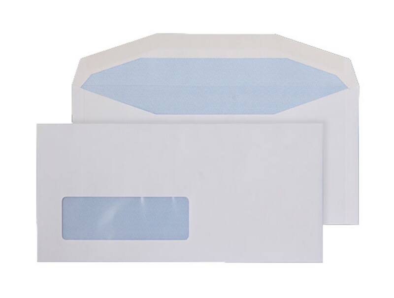 Blake Everyday Mailing Bag Window Non standard 235 (W) x 114 (H) mm White 90 gsm Pack of 1000