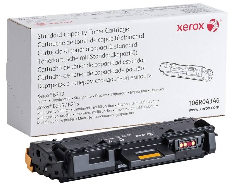 Xerox Original Toner Cartridge 106R04346 For Xerox B215, Xerox B210, Xerox B205 Black