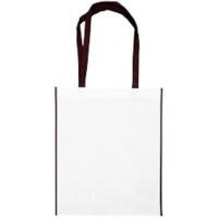 Shopper Bag Kima Side Trim Black and White 420 x 380 mm Pack of 50