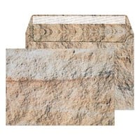 Creative Natural Finish Coloured Envelopes C5 Peel & Seal 162 x 229 mm Plain 135 gsm Jurassic Limestone Pack of 20