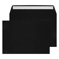 Creative Senses Coloured Envelope C5 229 (W) x 162 (H) mm Adhesive Strip Black 140 gsm Pack of 20