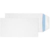 Purely Gusset Envelopes Peel & Seal 240 x 125 x 20 mm Plain 120 gsm White Pack of 250